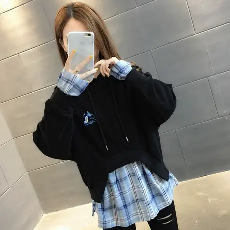 卫衣2024年新款女装韩版春秋季春装春款宽松女士加绒外套爆款上衣图片