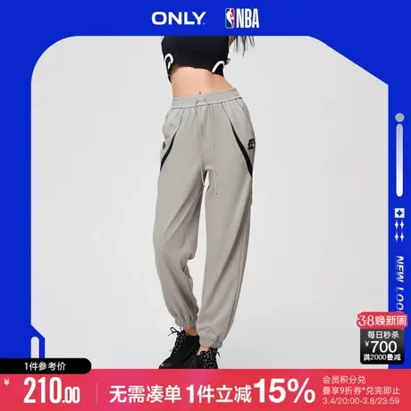 ONLY秋季NBA联名款潮酷休闲束脚裤休闲裤女|123214029图片