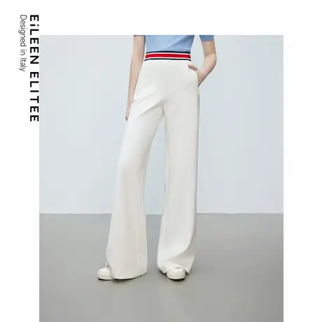 【七七酱直播间】朗姿欧洲EiLEEN ELITEE2025春新款高级感气质白图片