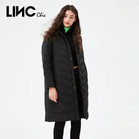 断码清仓LINC金羽杰羽绒服女中长款2023冬新款反季专柜女款面包服图片
