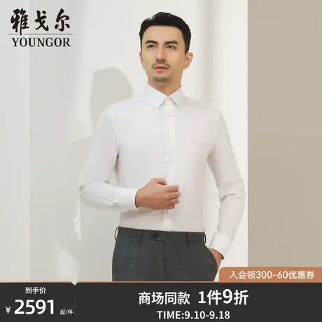 【商场同款】雅戈尔男士长袖衬衫秋季新款官方商务休闲衬衫S3519图片
