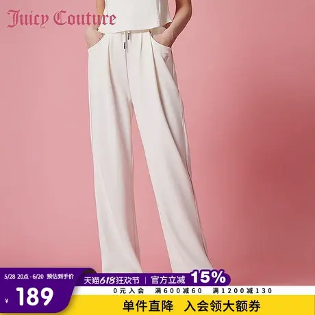 Juicy Couture橘滋春夏新款休闲裤长裤直筒裤休闲通勤百搭女图片