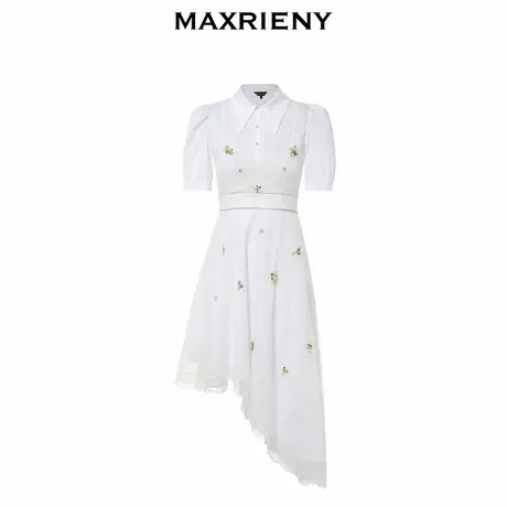 【奥莱】MAXRIENYpolo领假连衣裙衬衫裙夏图片