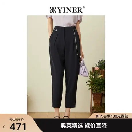 YINER音儿专柜女装2022夏季新款休闲裤8C32220330图片
