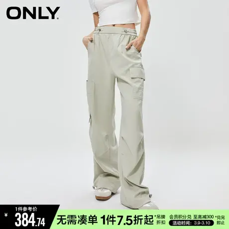 ONLY冬季复古工装风宽松休闲百搭直筒休闲裤女|123314033图片