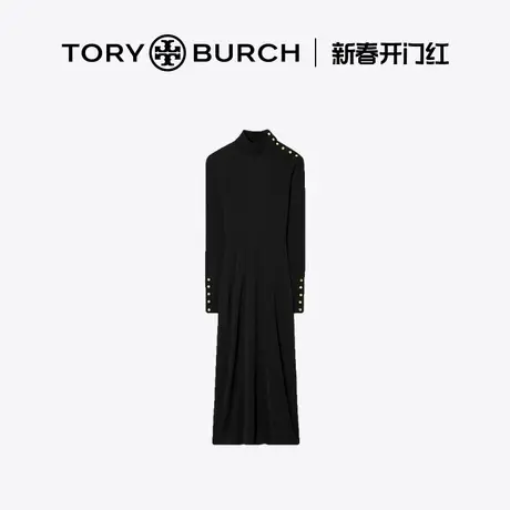 【12期免息】TORY BURCH 汤丽柏琦 褶裥长袖连衣裙 155501图片