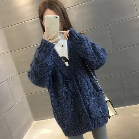 毛衣2024年新款女装春秋季春款春装女士针织开衫宽松百搭外穿爆款图片