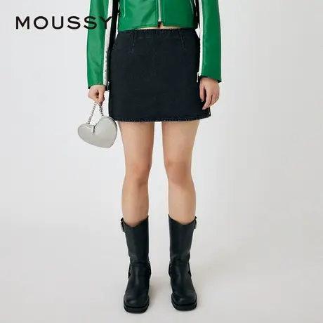 MOUSSY 夏季经典丹宁风音乐节牛仔半身裙女010HSS11-0090图片