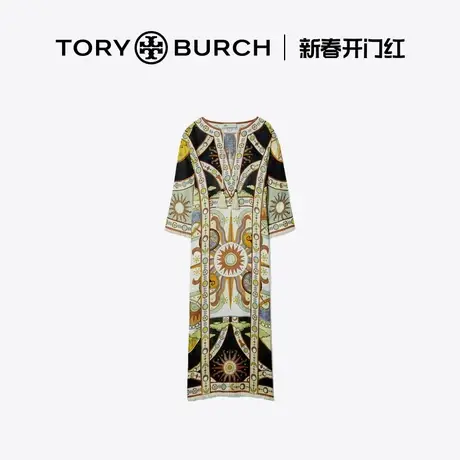 【12期免息】TORY BURCH 汤丽柏琦 印花T恤式连衣裙 156207图片