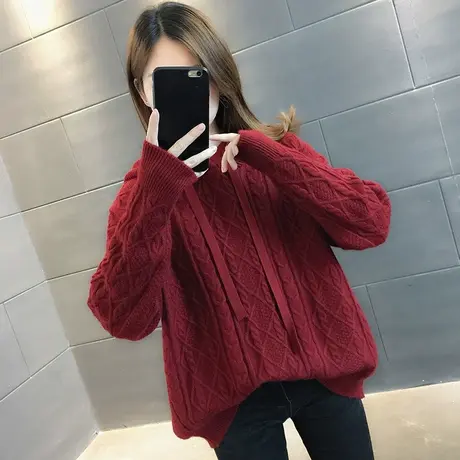 毛衣女装2024年新款春秋季女士春款春装宽松外穿上衣打底衫洋气潮图片