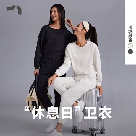 AIMER MOVE/爱慕运动春启女士春夏休闲圆领短款套头卫衣MOTP0001图片