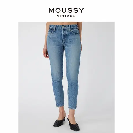 MOUSSY VINTAGE 夏季水洗铅笔裤小脚牛仔裤540GSC11-5030图片
