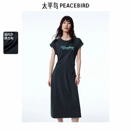 【商场同款】太平鸟女装2025年夏季新款轻薄连衣裙A1FAF2484图片
