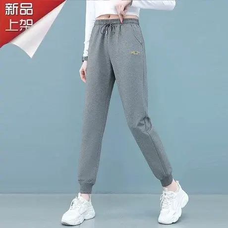 恋上17号裤子女春秋2023秋季新款休闲女裤运动长裤宽松哈伦裤卫裤图片