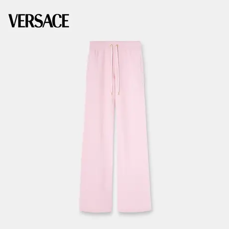 【春夏新品】VERSACE/范思哲 女士羊毛混纺毛巾布喇叭长裤图片