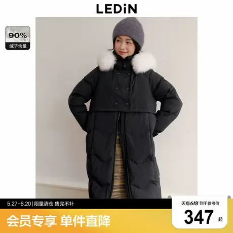 【清仓】乐町甜美风衣式羽绒服冬季新款外套C1ACD4517图片