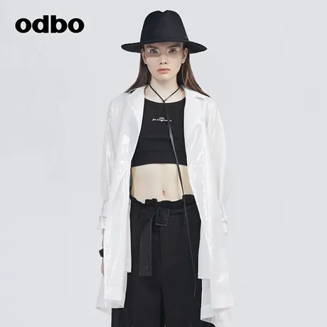 odbo/欧迪比欧原创设计高级感薄款外套女早夏新款百搭上衣图片