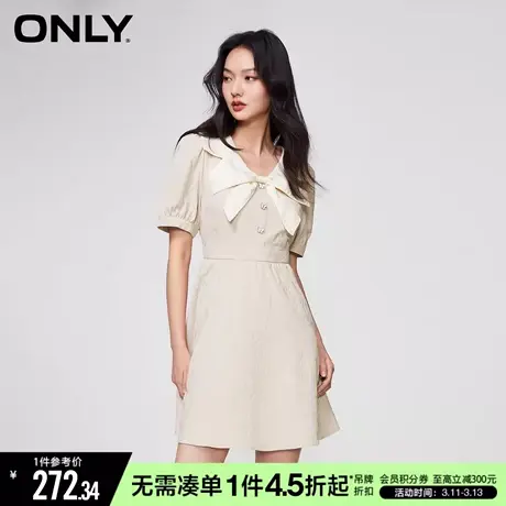 ONLY秋季时尚气质甜美收腰碎花短裙连衣裙女|123207092图片