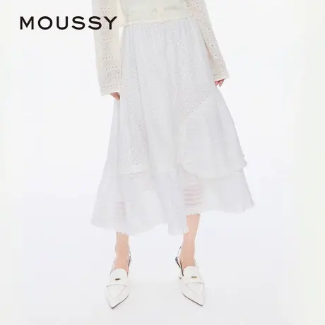 MOUSSY 日系不规则仙女风蛋糕裙半身裙028ISZ31-3871图片