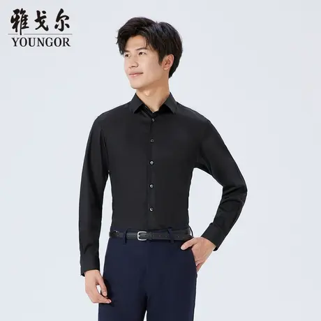 【商场同款】雅戈尔男士长袖衬衫春季新款官方商务长袖衬衫S3297商品大图
