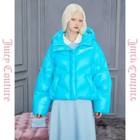 Juicy Couture橘滋2023新款山海系列清仓正品印花品牌羽绒服反季图片