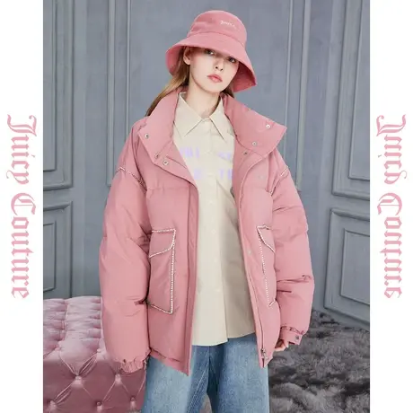 Juicy Couture橘滋2023新款草莓清仓正品印花女式品牌羽绒服反季图片