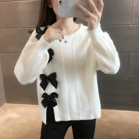 毛衣女装2024年新款春秋季女士春款春装宽松外穿上衣打底衫洋气潮图片