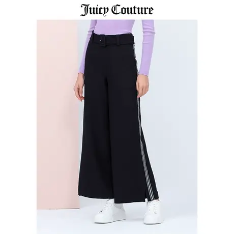 JUICY COUTURE 橘滋夏季新款梭织长裤时尚开叉休闲阔腿裤卫裤图片