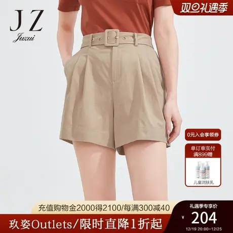 【断码秒】玖姿商场同款休闲裤女装22夏新款百慕大短裤JWBX11504图片