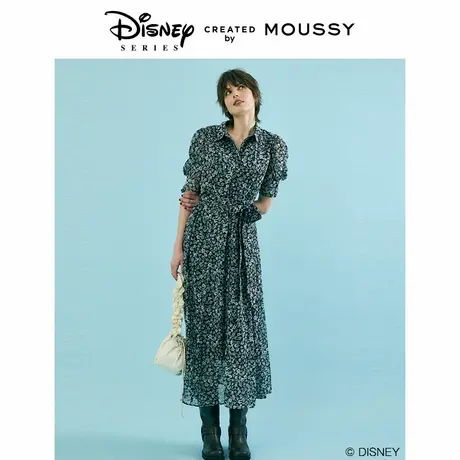 MOUSSY 春季迪士尼联名米奇碎花优雅连衣裙010HSM30-0210图片
