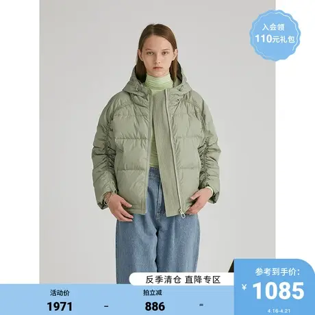 Basic House/百家好商场同款Essential三公里羽绒服HUDJ721J图片