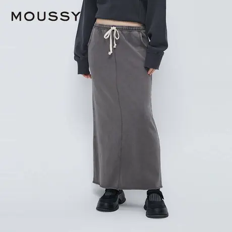MOUSSY 夏季新品城市运动风抽绳简约卫裙半身裙028HAQ90-1861图片