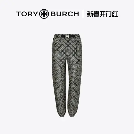 TORY BURCH 汤丽柏琦 T MONOGRAM 印花休闲长裤156666图片