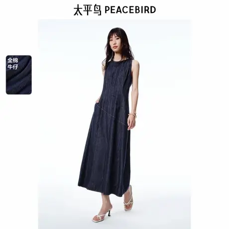 【商场同款】太平鸟女装2025年夏季新款轻薄连衣裙A1FAF2485图片