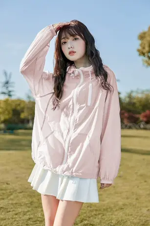 唐狮薄款外套设计感小众ins潮长袖透气ins潮小香风外套夏防晒衣女图片