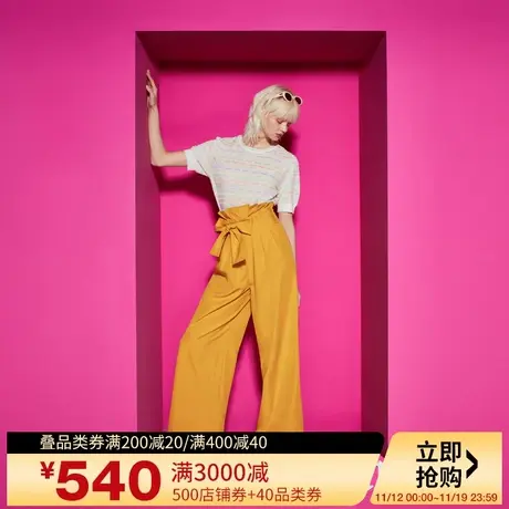 Juicy Couture橘滋2023新款高端品牌反季清仓女士纯色休闲裤图片