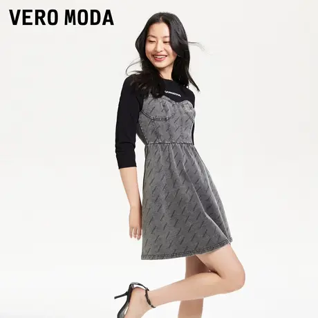 Vero Moda连衣裙春季休闲舒适假两件七分袖女324161014图片