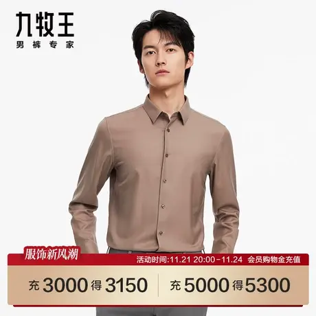 [商场同款]九牧王男装24秋冬季JC1CV73037正装长袖衬衫专柜品质SN图片