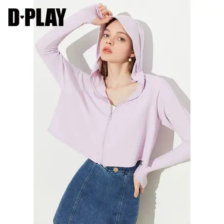 DPLAY户外UPF50+香芋紫防紫外线透气冰感服图片