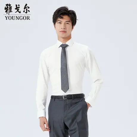 【商场同款】雅戈尔男士长袖衬衫春季新款官方商务休闲衬衫S3496商品大图