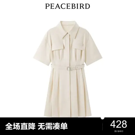 太平鸟女装春季新款工装连衣裙A3FAD3217图片