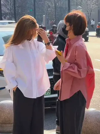 衬衫2023年新款女春装设计感小众韩版宽松显瘦休闲长袖洋气衬衣潮图片