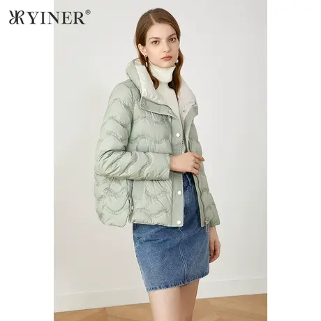YINER音儿女装2021冬季新款羽绒服8C61508636图片