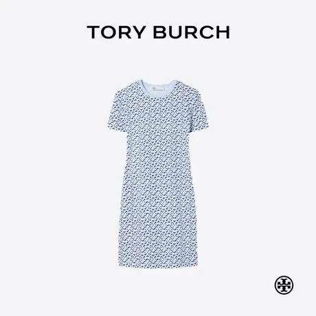 TORY BURCH 汤丽柏琦 棉质印花短袖T恤连衣裙 175169图片
