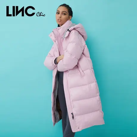 LINC金羽杰羽绒服女2023新款反季专柜断码加厚长款商场同款面包服图片