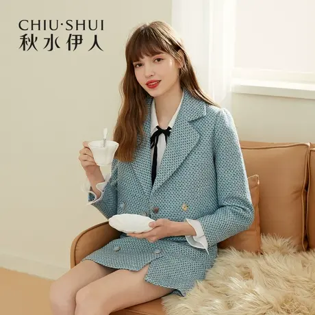 秋水伊人清仓短外套冬装时尚轻奢气质简约通勤小香风上衣女图片