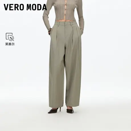 Vero Moda休闲裤2025秋季新款含棉莱赛尔宽松百搭气球裤325350002图片