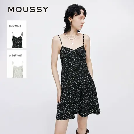 MOUSSY 2025夏季新品波嘻风茶歇裙碎花吊带连衣裙女028ISA33-1004商品大图
