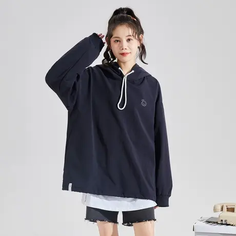 唐狮工装外套女士春秋季ins设计感连帽小香风外套宽松休闲上衣潮图片