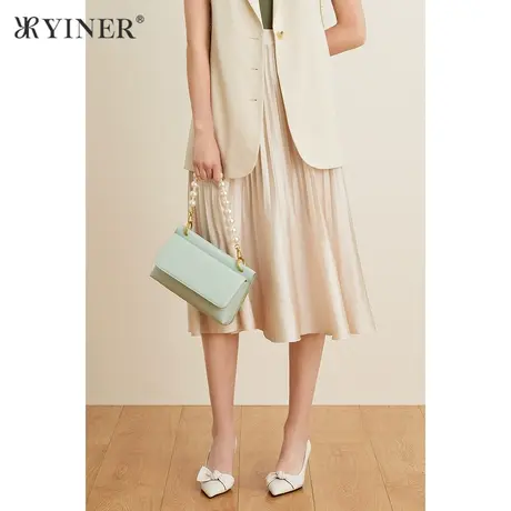 YINER音儿女装夏季时尚中长款A字半身裙图片